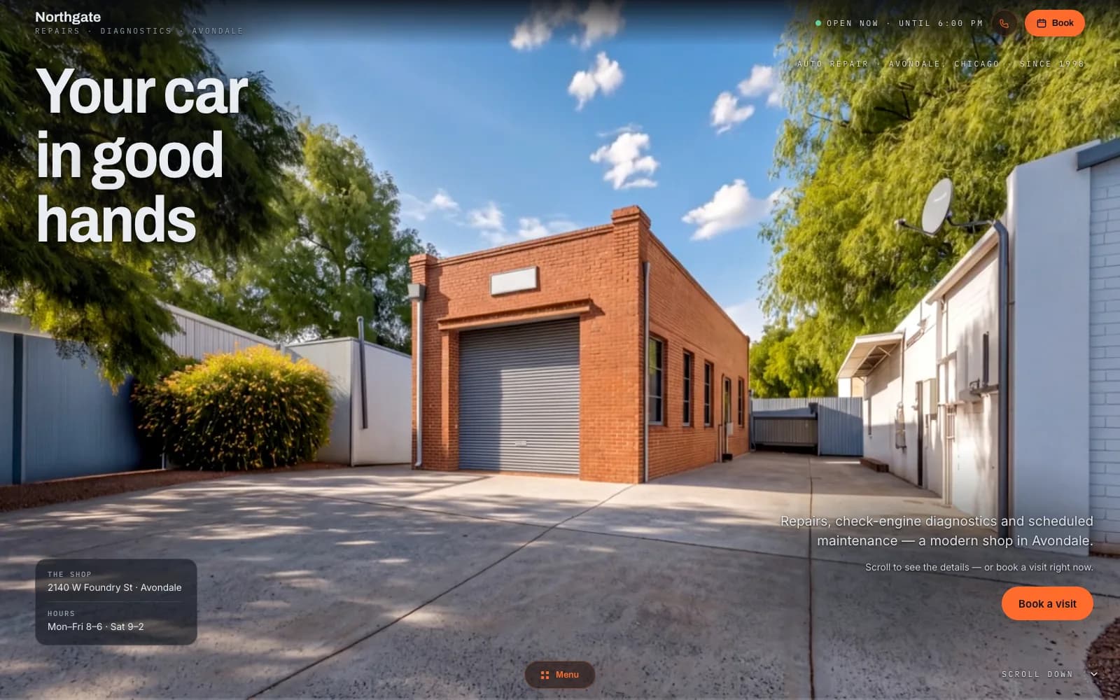 Demo website — Auto repair shops