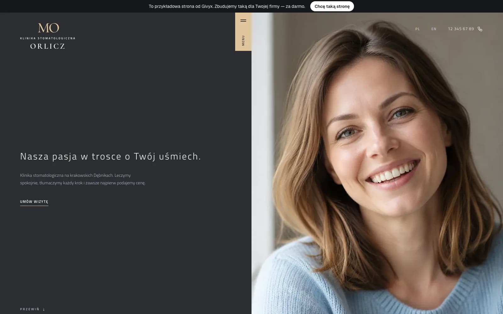 Demo website — Dental clinics
